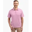 Virtue Recycled Stripe Featherlight Pique Men's Polo — view 17