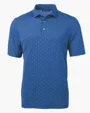 Virtue Recycled Tile Print Featherlight Pique Polo — view 10