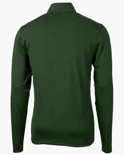 Virtue Recycled Featherlight Pique Quarter Zip Pullover — view 22
