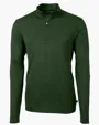 Virtue Recycled Featherlight Pique Quarter Zip Pullover — view 13