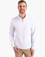 Virtue Recycled Featherlight Pique Quarter Zip Pullover — view 9