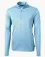 Virtue Recycled Featherlight Pique Quarter Zip Pullover — view 29
