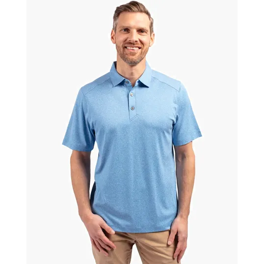 Forge Recycled Four-Way Stretch Men's Polo — view 5