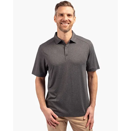 Forge Recycled Four-Way Stretch Men's Polo — view 6