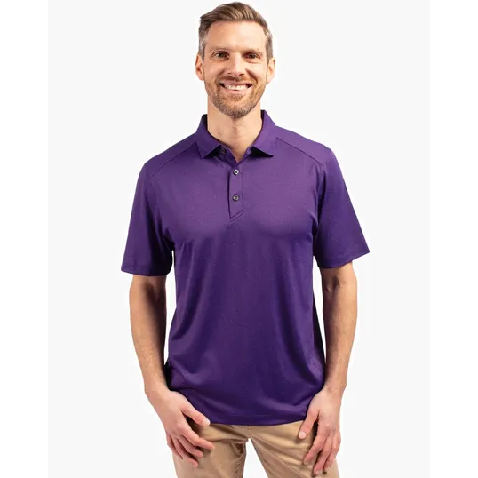 Forge Recycled Four-Way Stretch Men's Polo — view 7