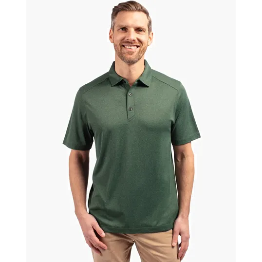 Forge Recycled Four-Way Stretch Men's Polo — view 9