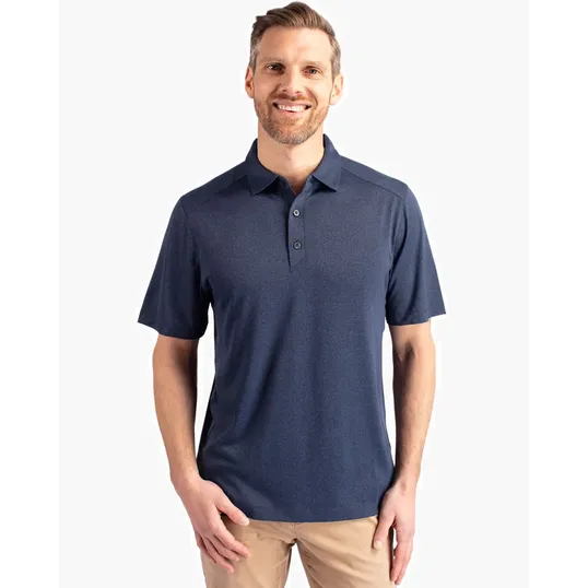 Forge Recycled Four-Way Stretch Men's Polo — view 10