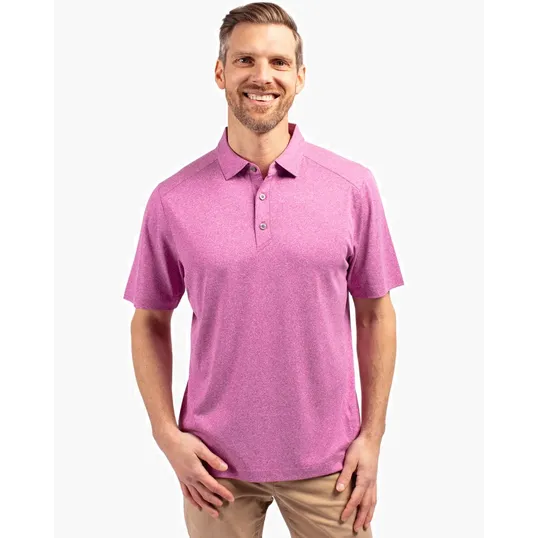 Forge Recycled Four-Way Stretch Men's Polo — view 12