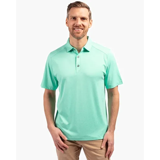 Forge Recycled Four-Way Stretch Men's Polo — view 13