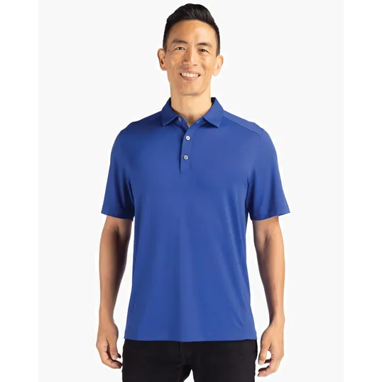 Forge Recycled Four-Way Stretch Men's Polo — view 16
