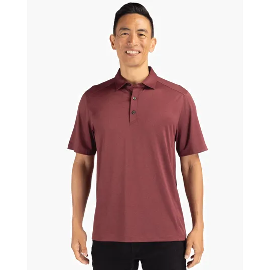 Forge Recycled Four-Way Stretch Men's Polo — view 19