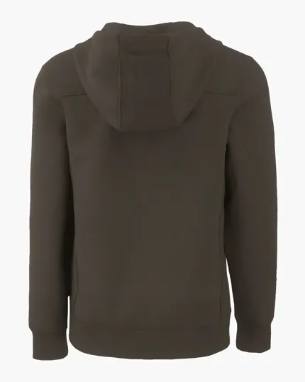 Roam Recycled Buttery-Soft Knit Half Zip Hooded Pullover — view 14
