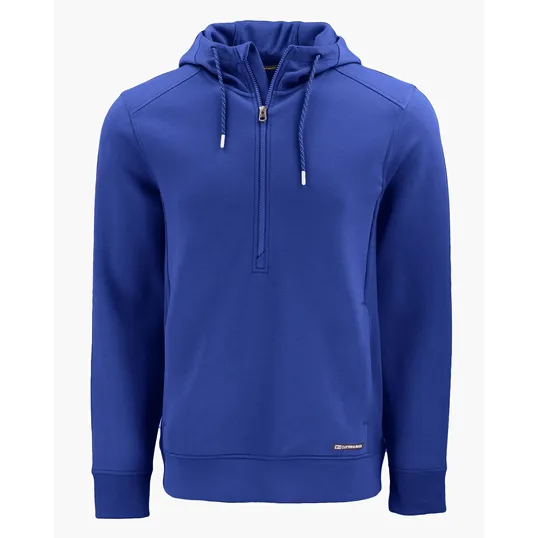 Roam Recycled Buttery-Soft Knit Half Zip Hooded Pullover — view 19