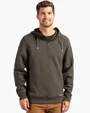 Roam Recycled Buttery-Soft Knit Half Zip Hooded Pullover — view 4
