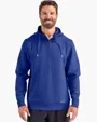 Roam Recycled Buttery-Soft Knit Half Zip Hooded Pullover — view 16