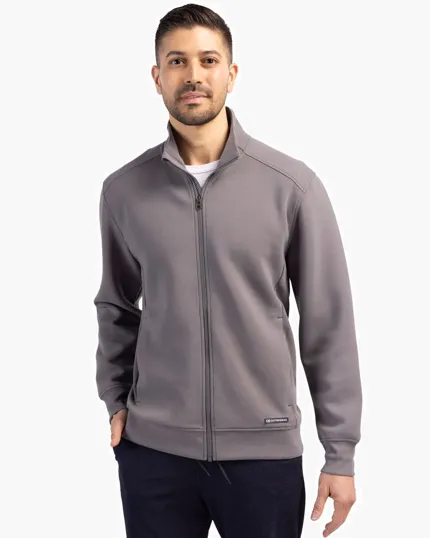 Roam Recycled Buttery-Soft Knit Mens Full Zip Jacket