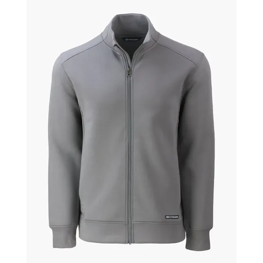 Roam Recycled Buttery-Soft Knit Mens Full Zip Jacket — view 4