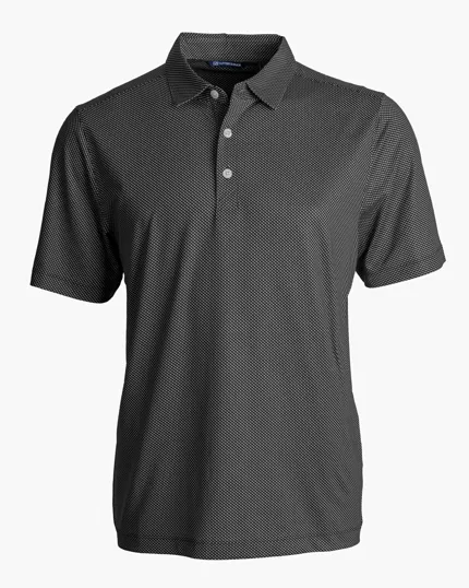 Pike Recycled Symmetry Print Men's Polo — view 9