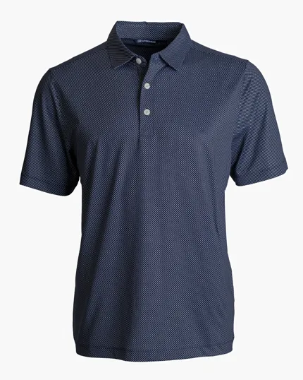 Pike Recycled Symmetry Print Men's Polo — view 10