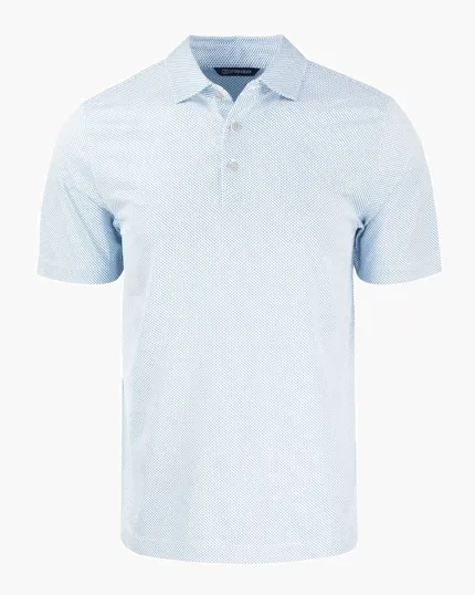 Pike Recycled Symmetry Print Men's Polo — view 11