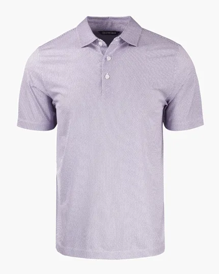 Pike Recycled Symmetry Print Men's Polo — view 12