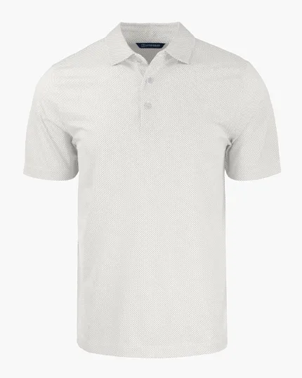 Pike Recycled Symmetry Print Men's Polo — view 14