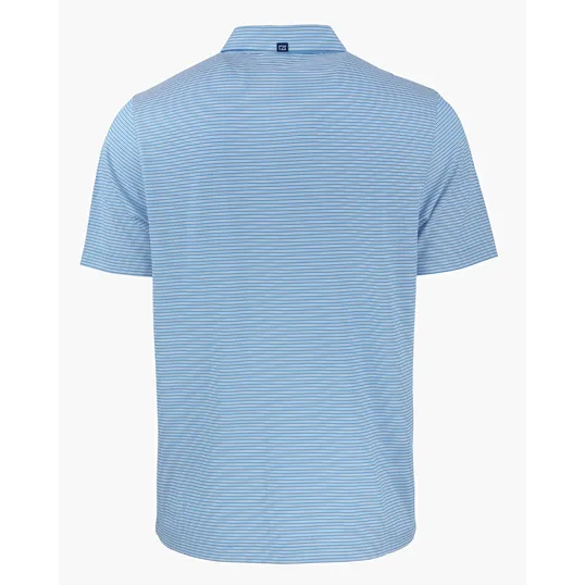 Forge Recycled Double Stripe Four-Way Stretch Men's Polo — view 31