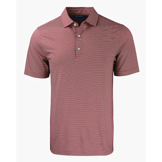 Forge Recycled Double Stripe Four-Way Stretch Men's Polo — view 18