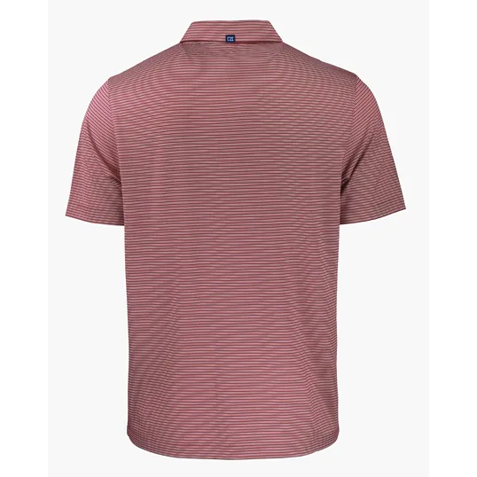 Forge Recycled Double Stripe Four-Way Stretch Men's Polo — view 33