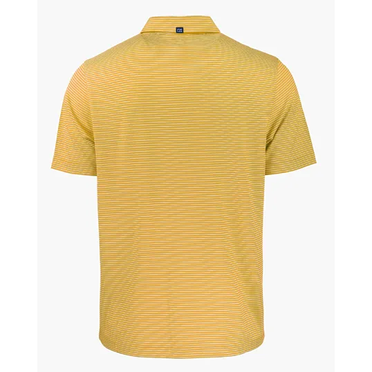 Forge Recycled Double Stripe Four-Way Stretch Men's Polo — view 36