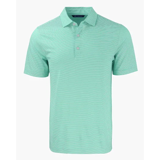 Forge Recycled Double Stripe Four-Way Stretch Men's Polo — view 24