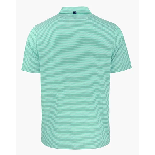 Forge Recycled Double Stripe Four-Way Stretch Men's Polo — view 39