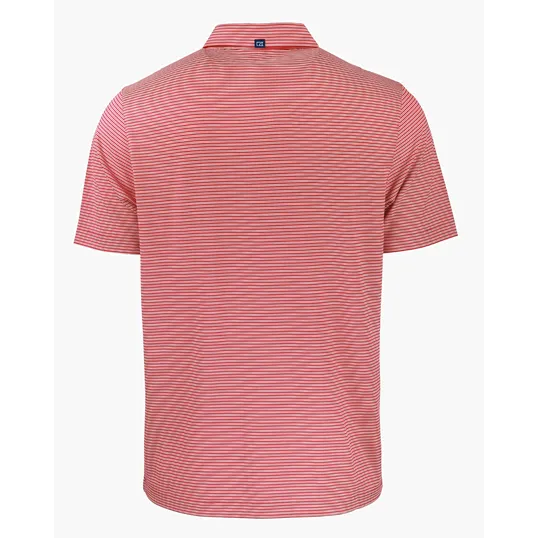 Forge Recycled Double Stripe Four-Way Stretch Men's Polo — view 44
