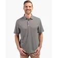 Forge Recycled Double Stripe Four-Way Stretch Men's Polo — view 2
