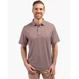 Forge Recycled Double Stripe Four-Way Stretch Men's Polo — view 3