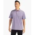 Forge Recycled Double Stripe Four-Way Stretch Men's Polo — view 5