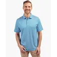 Forge Recycled Double Stripe Four-Way Stretch Men's Polo — view 7