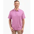 Forge Recycled Double Stripe Four-Way Stretch Men's Polo — view 8