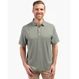 Forge Recycled Double Stripe Four-Way Stretch Men's Polo — view 10