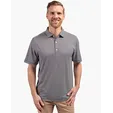 Forge Recycled Double Stripe Four-Way Stretch Men's Polo — view 12