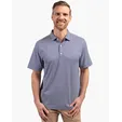 Forge Recycled Double Stripe Four-Way Stretch Men's Polo — view 13