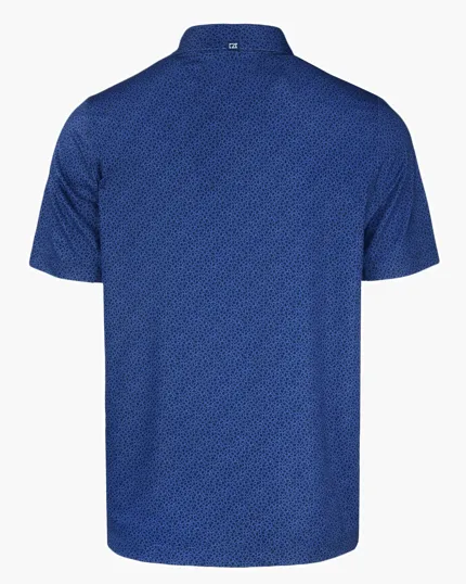 Pike Recycled Pebble Print Men's Polo — view 11