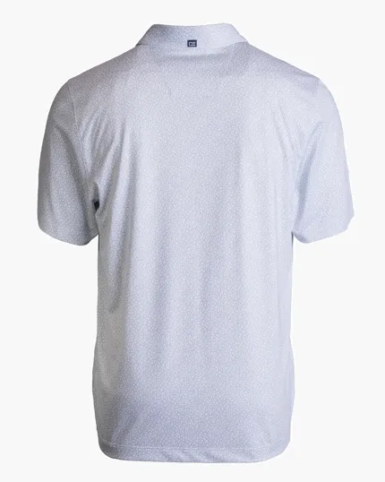 Pike Recycled Pebble Print Men's Polo — view 12