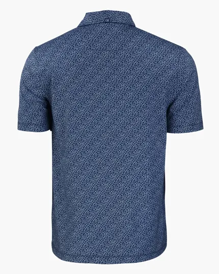 Pike Recycled Pebble Print Men's Polo — view 15