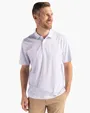 Pike Recycled Pebble Print Men's Polo — view 3