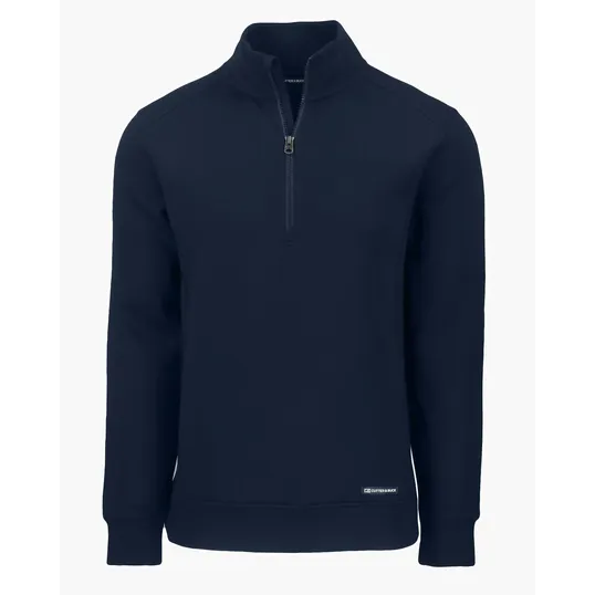Roam Recycled Buttery-Soft Knit Men's Quarter Zip Jacket — view 6