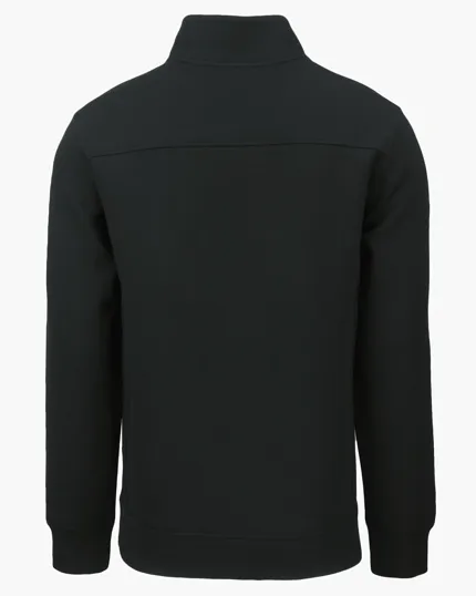 Roam Recycled Buttery-Soft Knit Men's Quarter Zip Jacket — view 13