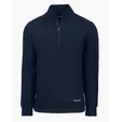 Roam Recycled Buttery-Soft Knit Men's Quarter Zip Jacket — view 6
