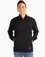 Roam Recycled Buttery-Soft Knit Men's Quarter Zip Jacket — view 3