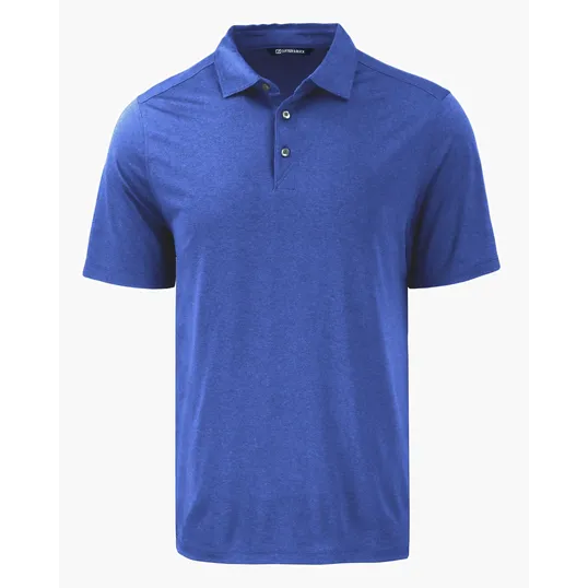 Coastline Recycled Double Peached Mens Polo — view 26